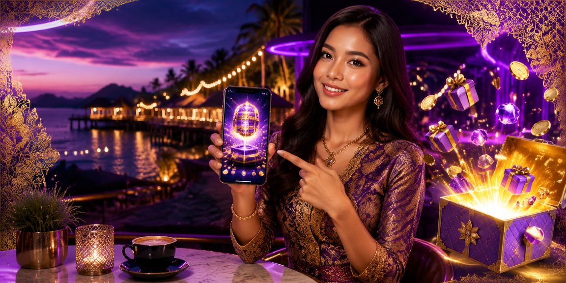 Pengguna mengakses platform mudah alih bola sepak v3cuci dengan motif batik Malaysia